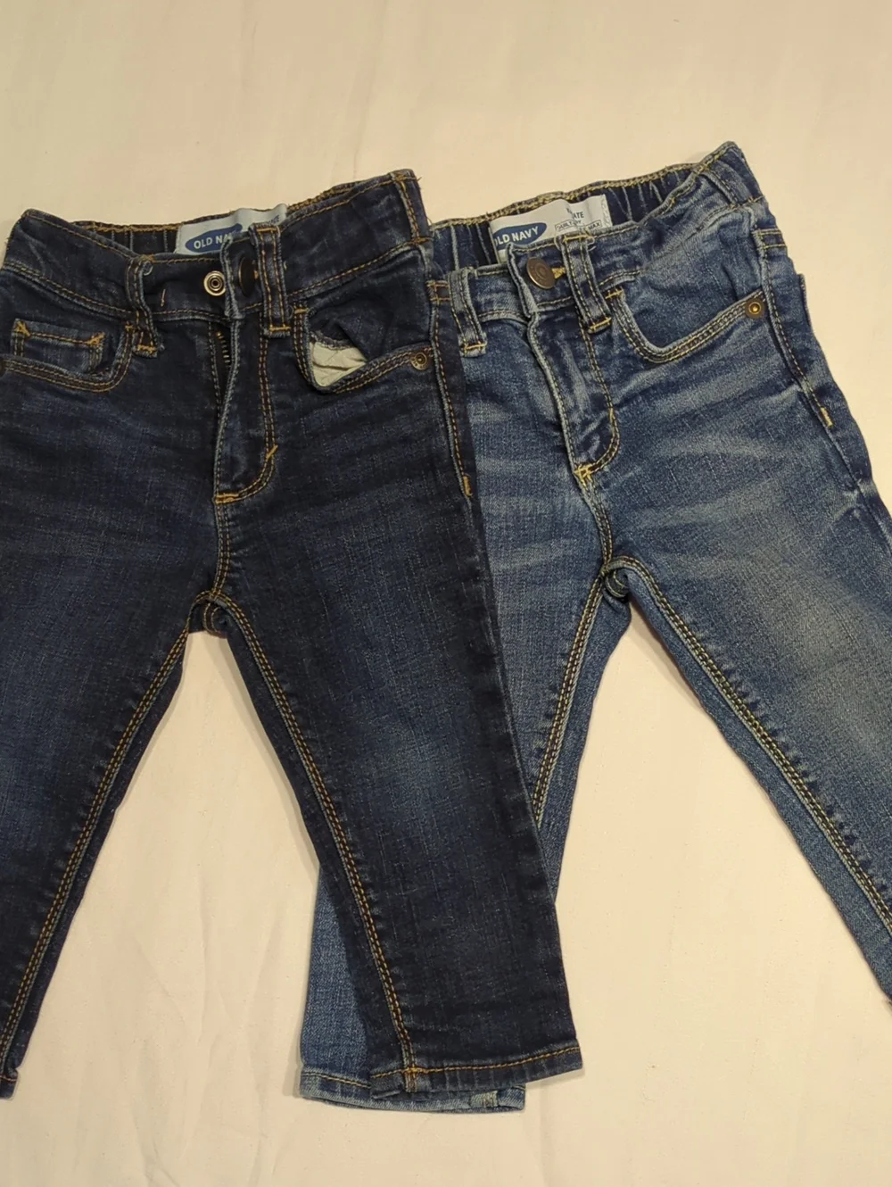 Old Navy Skinny Jeans Duo - Dark Blue and Medium Blue